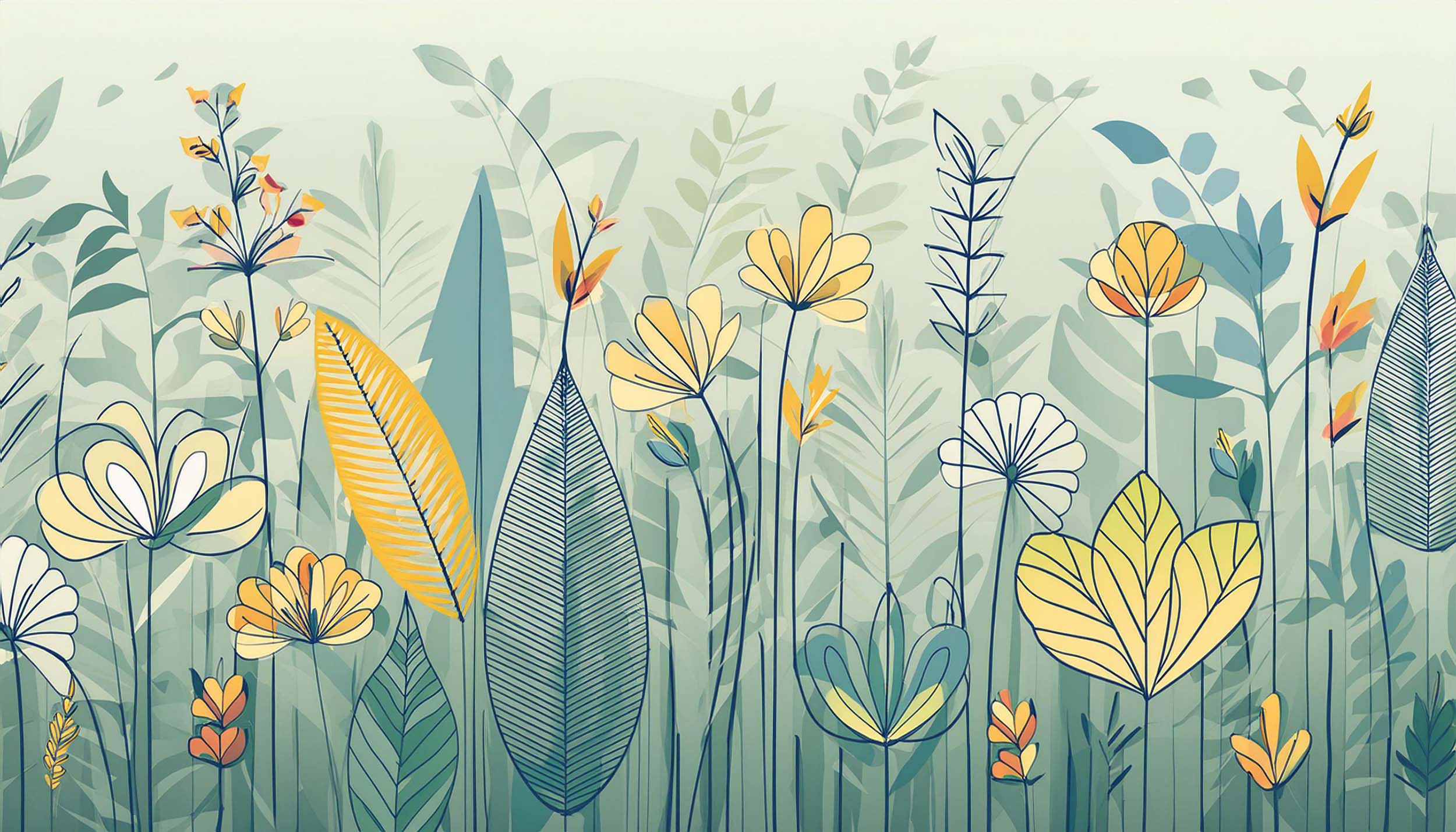 Bannergrafik mit Hirschen