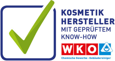 Siegel Wirtschaftskammer, Kosmetik Hersteller mit geprüftem Know-how